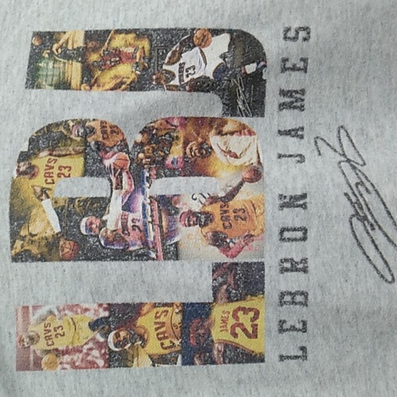 SALE! RARE! Lebron James Jerzees Vintage Hoodie Sz.M Unisex (X-58 CRATE) - Picture 2 of 16